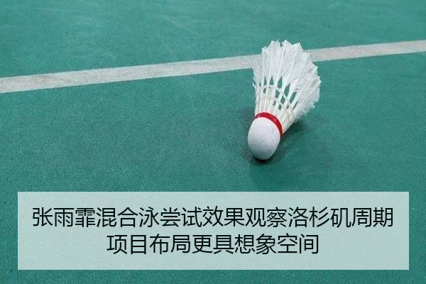 张雨霏混合泳尝试效果观察洛杉矶周期项目布局更具想象空间